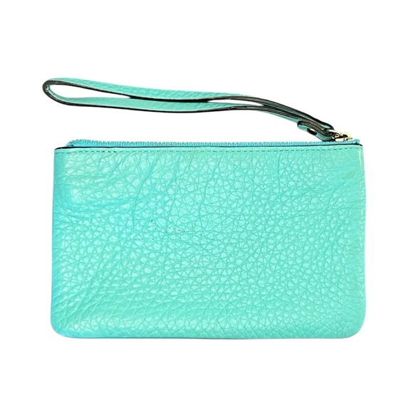 Kate Spade Turquoise Leather Wristlet - Picture 3 of 7